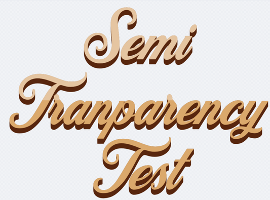 Test Semi tranparency